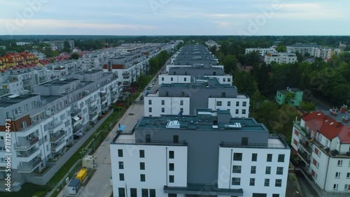 Beautiful Apartments Estate Piaseczno Apartamenty Osiedle Aerial View Poland