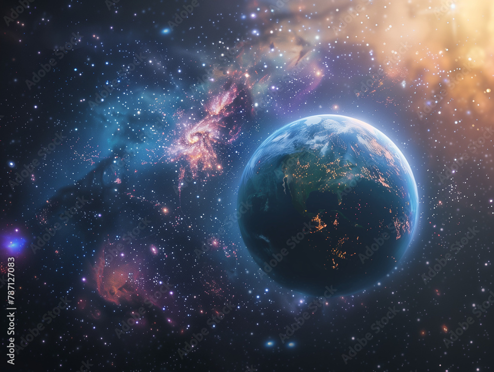 Planet in endless space Planet in endless space