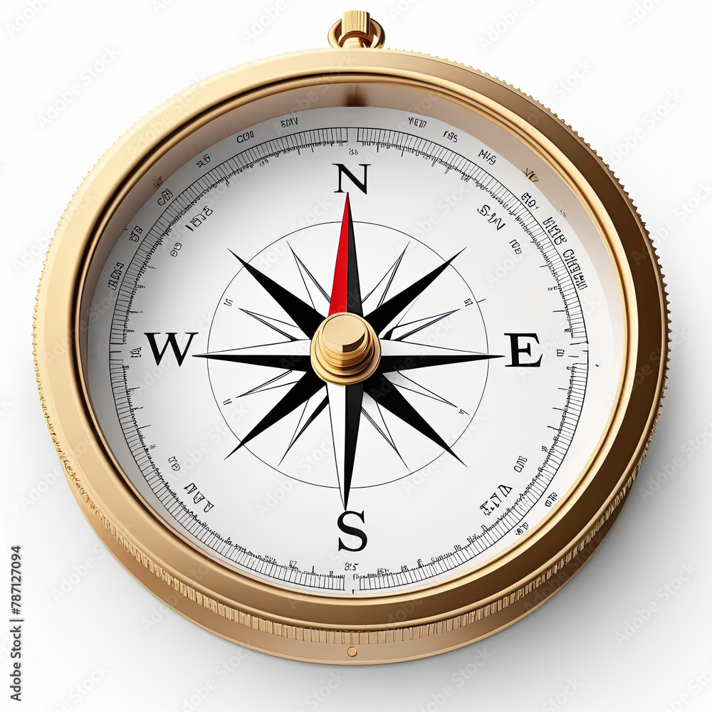 Compass rose, compass icon on isolated white background Compass rose, compass icon on isolated white background