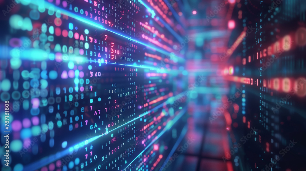 cybersecurity background with abstract code patterns representing a cyber attack, ultra-fast data transfer, creative, photorealistic cybersecurity background with abstract code patterns representing a cyber attack, ultra-fast data transfer, creative, photorealistic