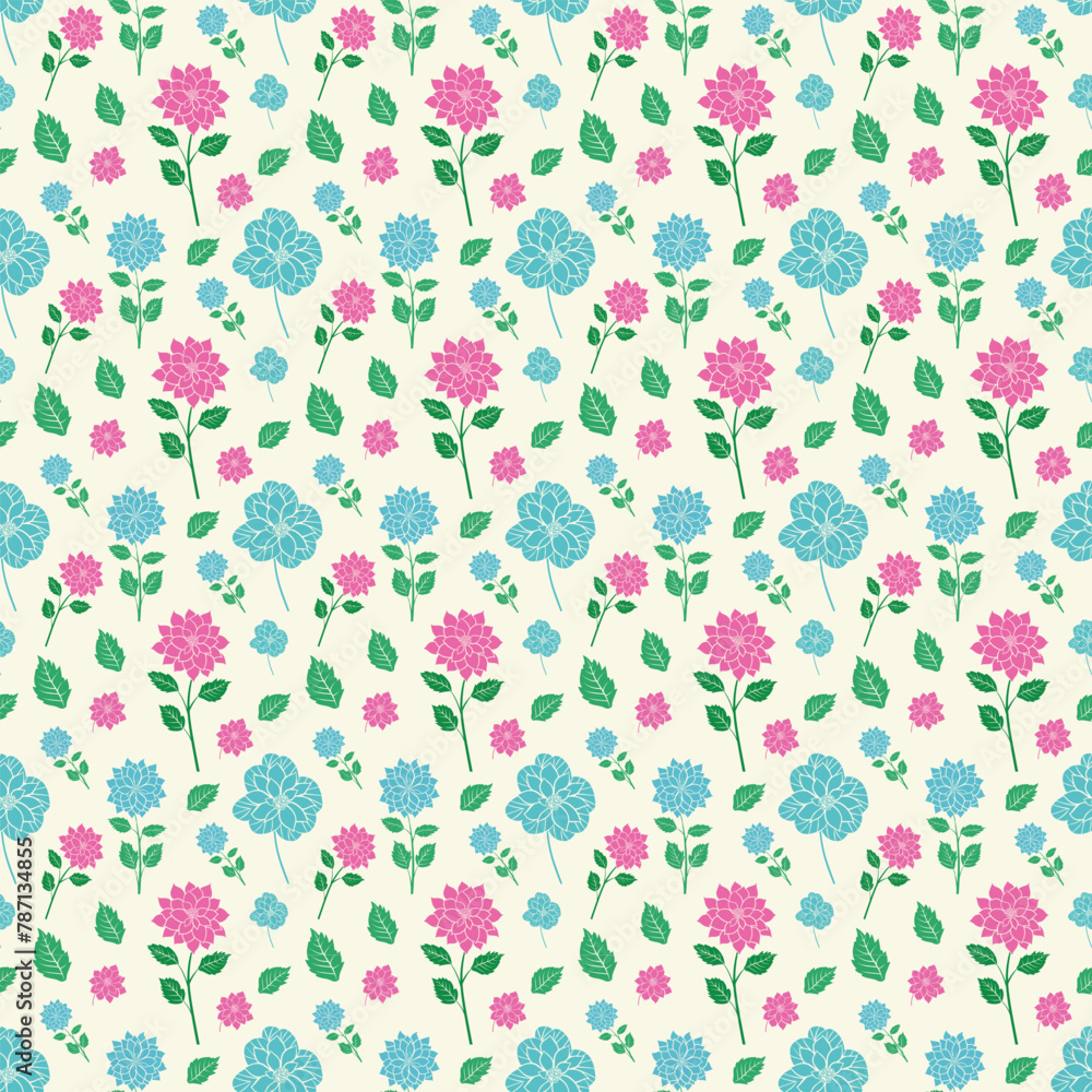 Elegant floral pattern background Elegant floral pattern background