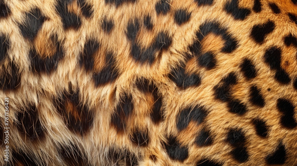 Close-up of leopard fur texture. Close-up of leopard fur texture.