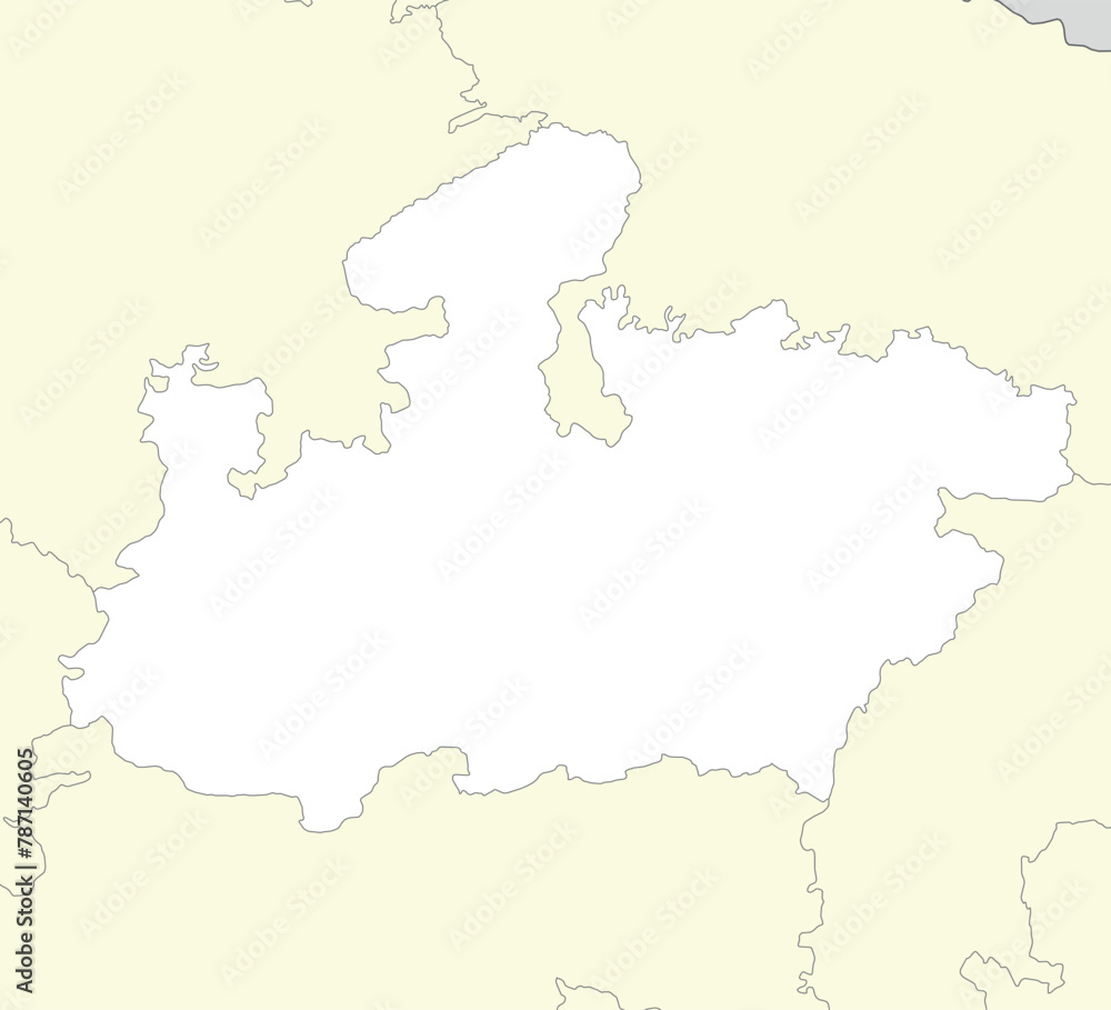 Location map of Madhya Pradesh is a state of India