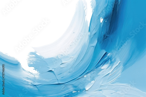 PNG Background of blue abstract arclylic brush stroke texture backgrounds white turquoise. photo