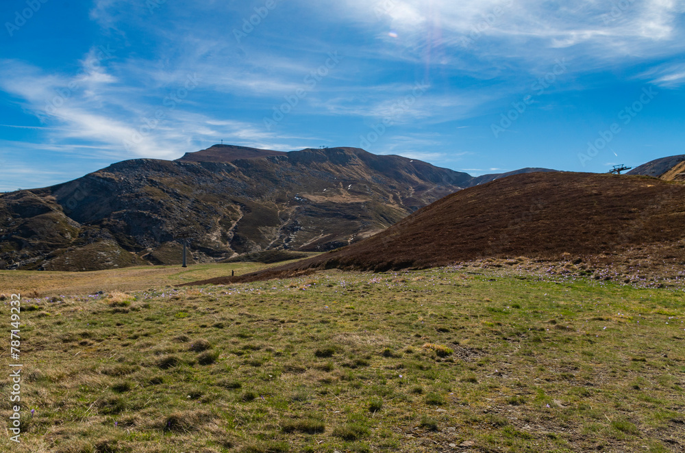 Fototapeta premium Le vette dell'appennino in una calda giornata di primavera