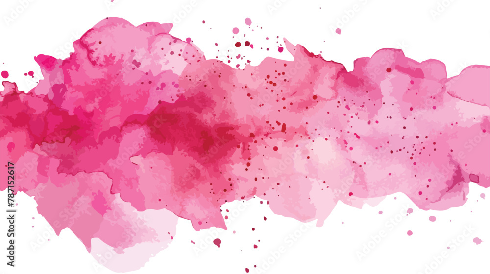 Pink abstract watercolor background. paint texture. 