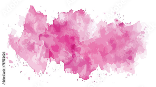 Pink abstract watercolor background. paint texture. 