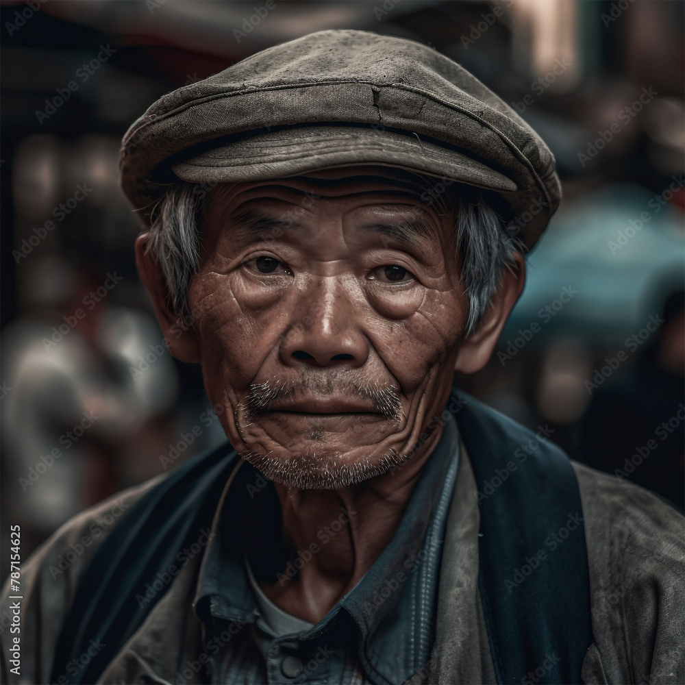 Expressions of Struggle in Portraits of Impoverished Chinese Men Expressions of Struggle in Portraits of Impoverished Chinese Men