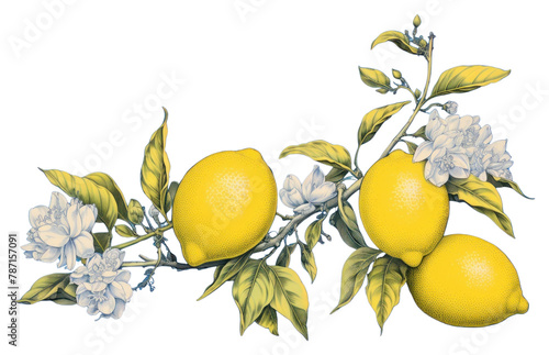 PNG Lemon plant fruit food