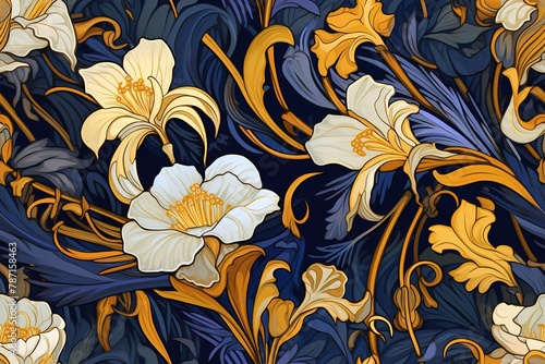 Seamless pattern, abstract art. Watercolor painting, children's wallpaper. Hand drawn plants. Palms, rainforest, leaves, flowers. modern Art. Prints, wallpapers, posters, cards, murals