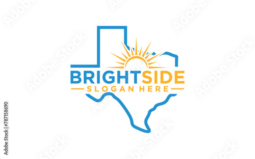 Texas bright side logo design photo