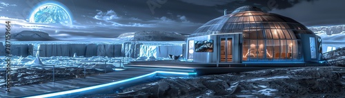 Polar dwellings give a closeup on insulated, sustainable homes designed to endure icy extremes photo