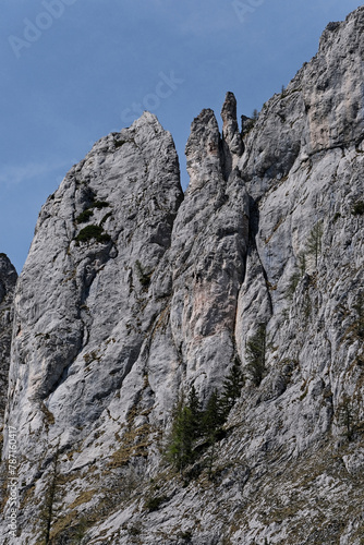 rock formations in the austrian mountains