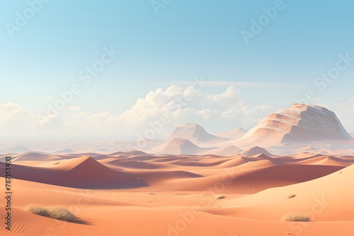 sand dunes in the desert