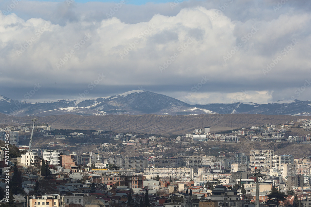 panorama of Tbilisi
