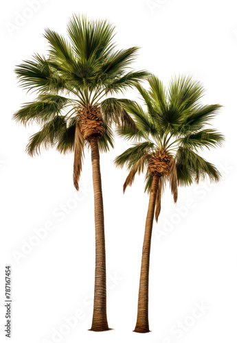 PNG Two palm tree tropics plant green.