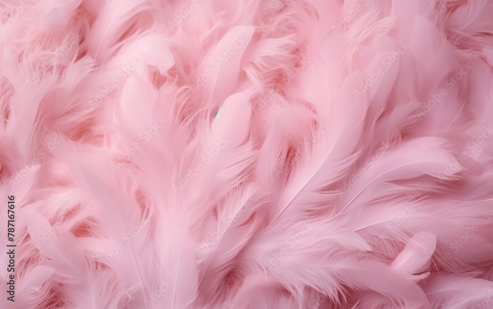 Soft Pink Feather Texture