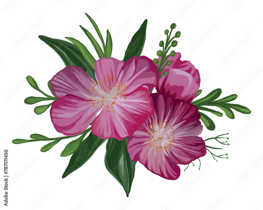 Obraz premium Set of flowers