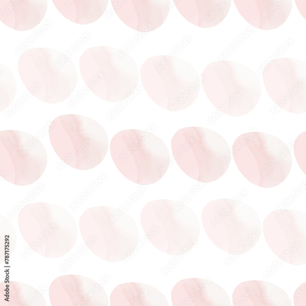 Seamless pattern with easter eggs, hand drawn illustration in watercolor style Seamless pattern with easter eggs, hand drawn illustration in watercolor style