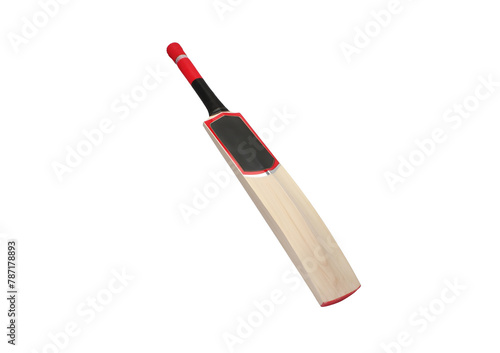 cricket bat isolated on white background.