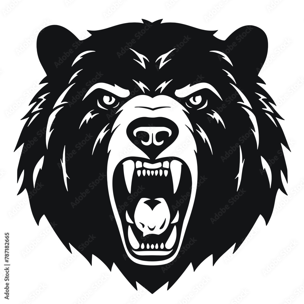 Bear Mascot - Vector Illusrations for T-shirts and Logos Bear Mascot - Vector Illusrations for T-shirts and Logos