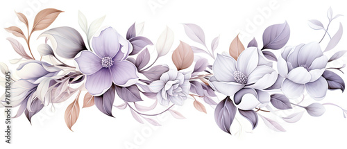 a two flowers that are on a white background