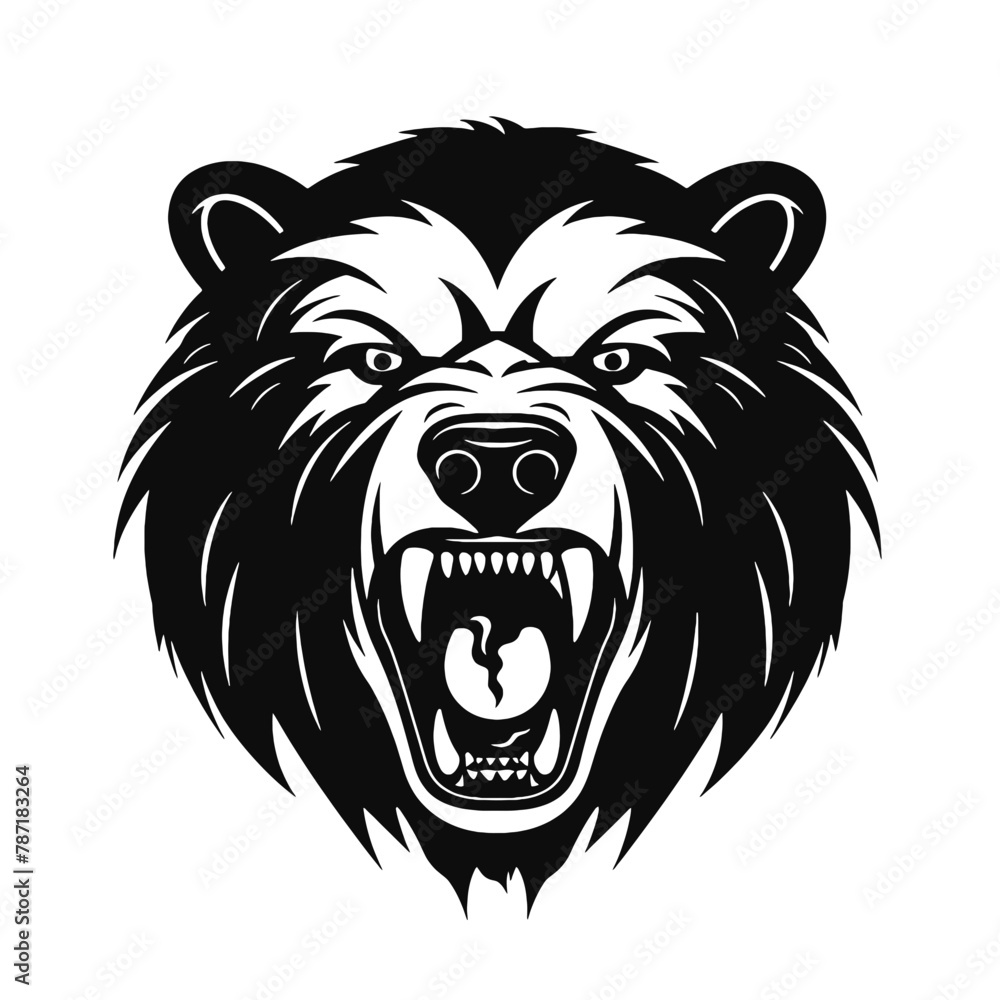Bear Mascot - Vector Illusrations for T-shirts and Logos Bear Mascot - Vector Illusrations for T-shirts and Logos