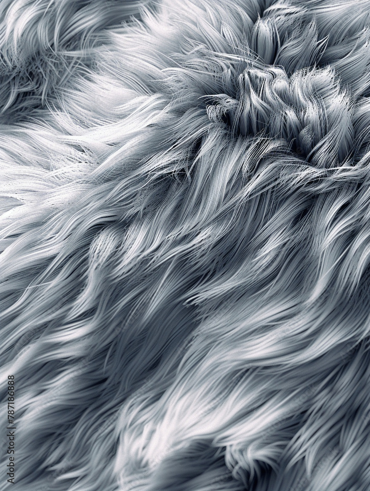 A macro seamless pattern of a koalas fur showing the unique ash grey and white tones and fluffy texture A macro seamless pattern of a koalas fur showing the unique ash grey and white tones and fluffy texture