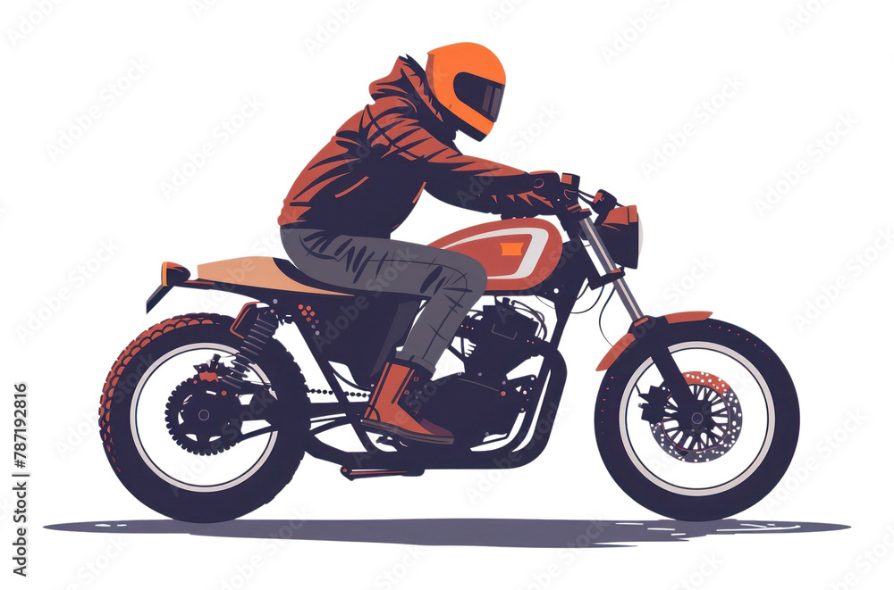 PNG  Man riding motorcycle transportation vehicle machine