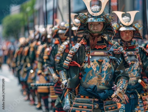 Aoba Matsuri samurai parade Sendai photo