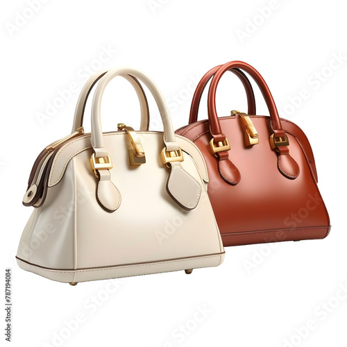 Beautiful Woman Purse on Transparent background - Ai Generated