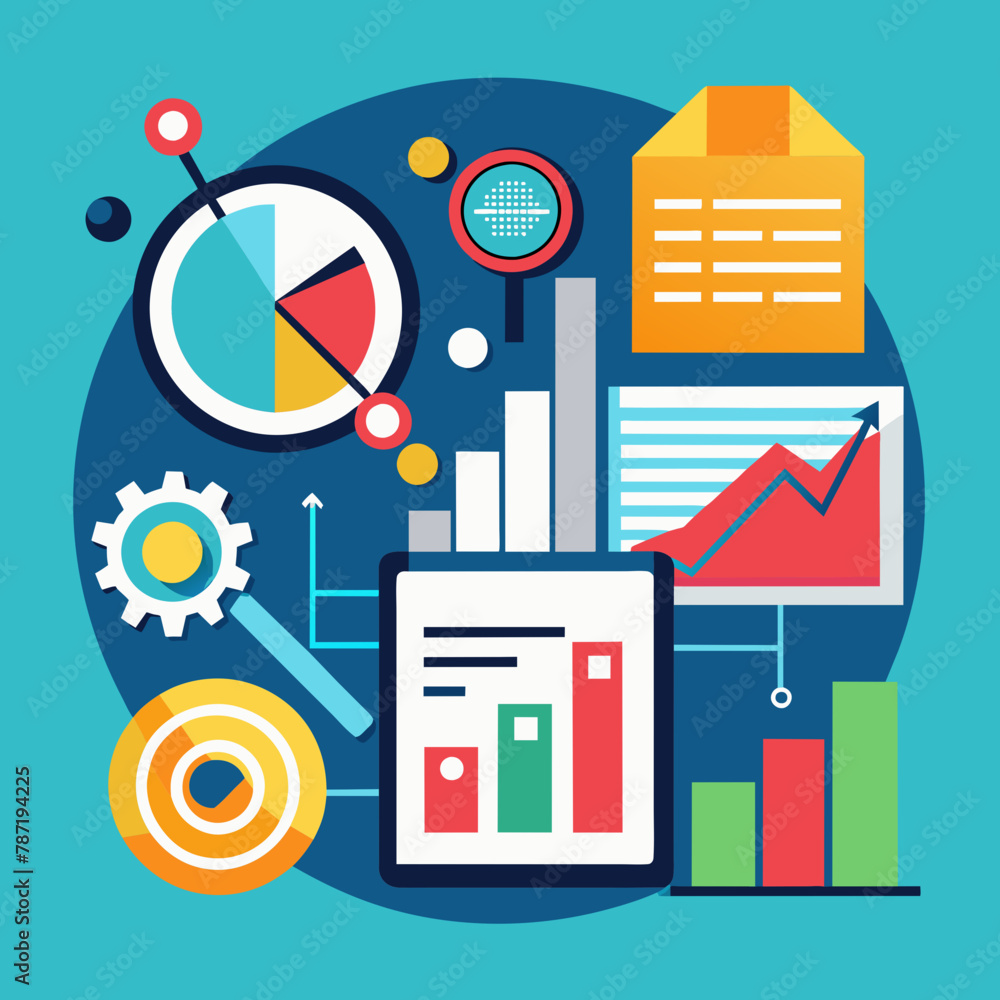 round blue graphic business statistics analysis study round blue graphic business statistics analysis study