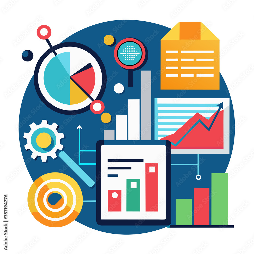 round blue graphic business statistics analysis study round blue graphic business statistics analysis study