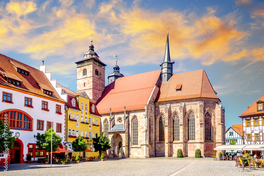 Fototapeta premium Altstadt, Schmalkalden, Deutschland 