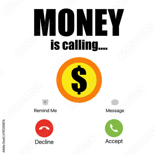 Incoming Call Money SVG