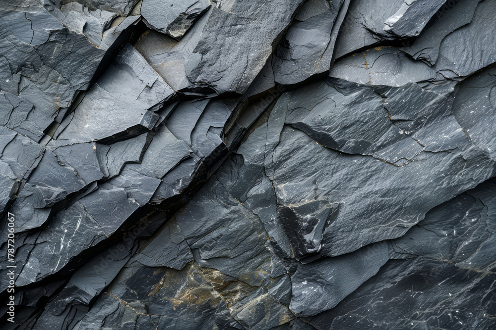 Rough and rugged texture of slate rock. Generative AI Rough and rugged texture of slate rock. Generative AI