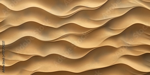 This image captures gentle waves of sand that mimic the ebb and flow of the sea, invoking peace and calmness