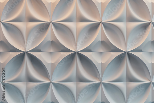 Sophisticated abstract 3d pattern. Background image. Created with Generative AI technology.