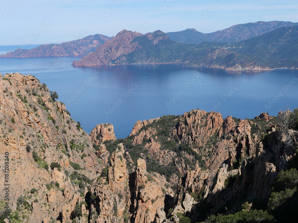 Obraz premium Corse - Randonnée - Capo d'Orto