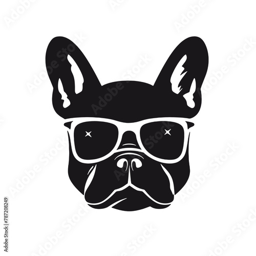 Wallpaper Mural dog vector french bulldog logo icon cartoon character illustration  Torontodigital.ca