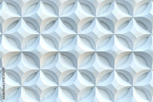 Sophisticated abstract 3d pattern. Background image. Created with Generative AI technology.