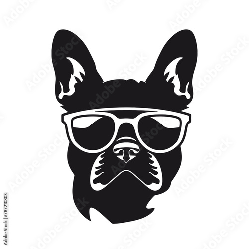 French Bulldog with sunglasses