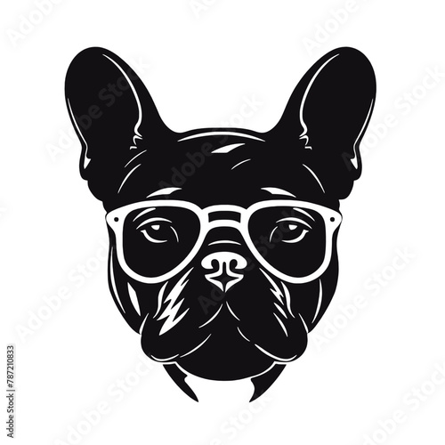 French Bulldog with sunglasses