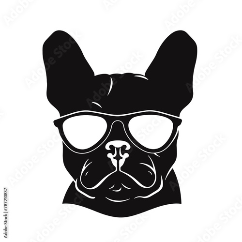French Bulldog with sunglasses