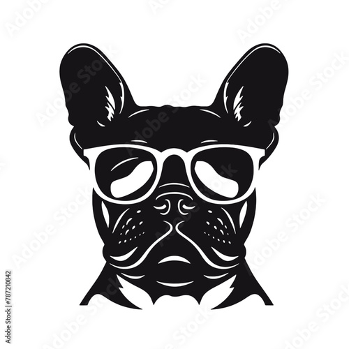 French Bulldog with sunglasses