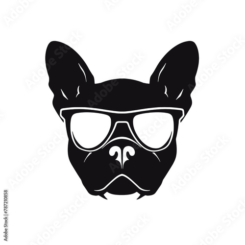 French Bulldog with sunglasses