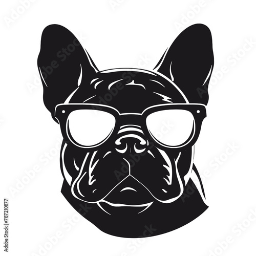 French Bulldog with sunglasses