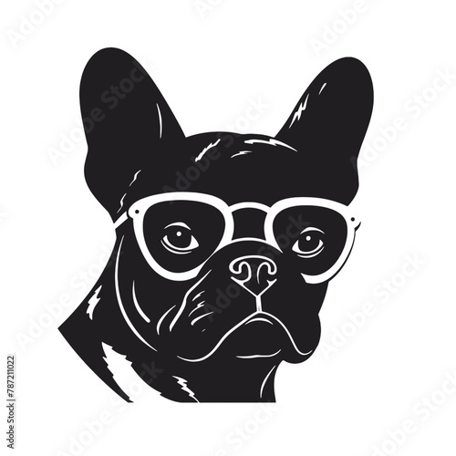 French Bulldog with sunglasses