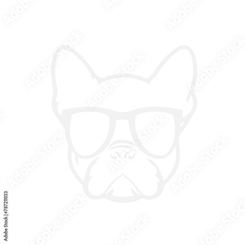 French Bulldog with sunglasses