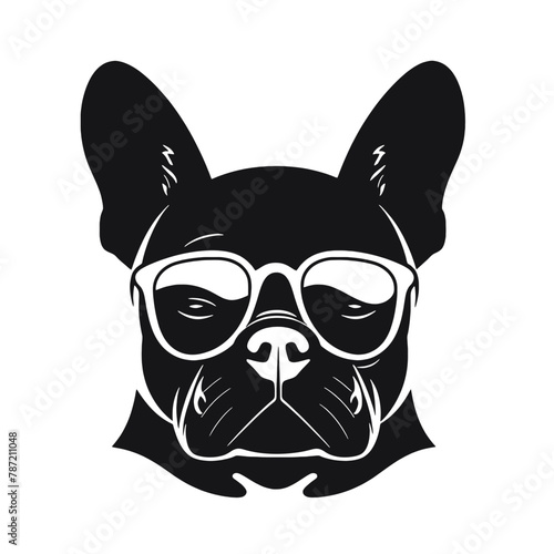 French Bulldog with sunglasses